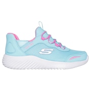 SKECHERS/17.0～23.0cm BOUNDER-SIMPLE CUTE 303585L-TURQ 「スリップイン」仕様 子供 靴 スケッチャーズ キッズ シューズ スニーカー ムラサキスポーツ
