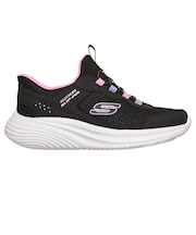SKECHERS/17.0～23.0cm BOUNDER PRO 303690L-BLK「スリップイン」仕様 子供 靴 スケッチャーズ キッズ シューズ スニーカー ムラサキスポーツ