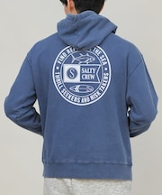 SALTYCREW/75-271 LEGENDS PARKA ピグメント加工 ジップアップパーカー 長袖 ソルティクルー メンズ ムラサキスポーツ
