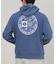 SALTYCREW/75-271 LEGENDS　PARKA ピグメント加工 ジップアップパーカー 長袖 ソルティクルー メンズ ムラサキスポーツ