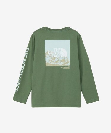 THE NORTH FACE/キッズ NTJ32537 ロングスリーブスリーブグラフィックティー 長袖Tシャツ ザ・ノースフェイス 男の子 女の子 ムラサキスポーツ
