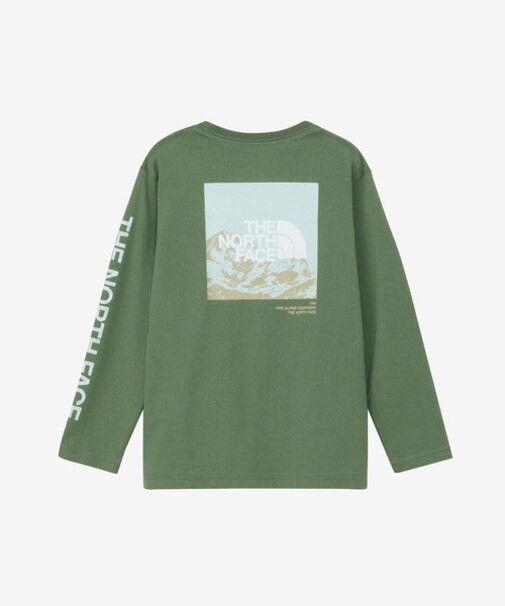 THE NORTH FACE/キッズ NTJ32537 ロングスリーブスリーブグラフィックティー 長袖Tシャツ ザ・ノースフェイス 男の子 女の子 ムラサキスポーツ