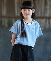 THE NORTH FACE/キッズ NTJ32603 UPF15-30 ショートスリーブワイドショートティー ショート丈  半袖Tシャツ ザ・ノースフェイス 女の子 ムラサキスポーツ