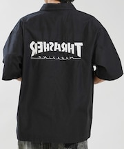 THRASHER/262TH1SH090 半袖シャツ スラッシャー メンズ ムラサキスポーツ