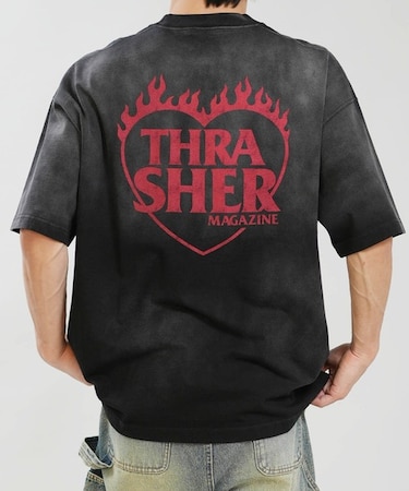 THRASHER/262TH1ST077 半袖Tシャツ スラッシャー メンズ ムラサキスポーツ