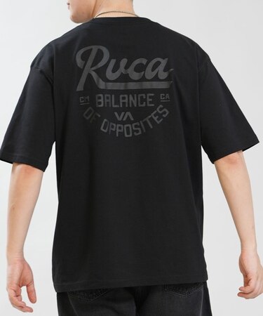 RVCA/BG041204 吸水速乾 半袖Tシャツ ルーカ メンズ ムラサキスポーツ