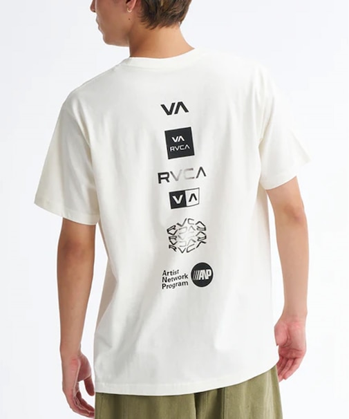 RVCA/BG041219 半袖 Tシャツ バックプリント ALL RVCA SS Tシャツ ルーカ メンズ ムラサキスポーツ