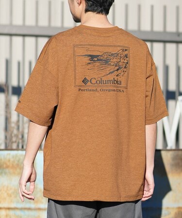 【ムラサキスポーツ別注】Columbia/PM0917 吸湿速乾 水陸両用 リラックスフィット ラッシュユーティリティショートスリーブTシャツ 半袖Tシャツ コロンビア メンズ ムラサキスポーツ限定