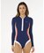 RIP CURL/19YWRV 水着 ビキニ UPF50+ ラッシュガード Surf Stripe UPF Surf Suit リップカール レディース ムラサキスポーツ