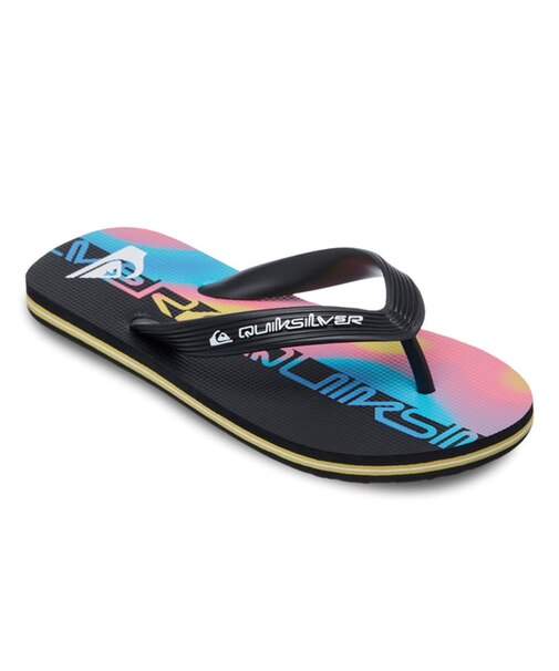 QUIKSILVER/キッズ 18.0~22.0cm EQBL100031 MOLOKAI ART 26 YOUTH ビーチサンダル クイックシルバー 男の子 ムラサキスポーツ