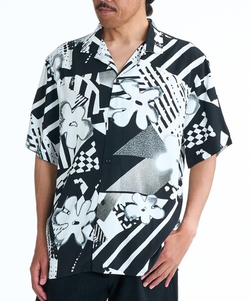 QUIKSILVER/EQYWT04691 SAFE PARADISE SS 半袖 シャツ 花柄 クイックシルバー メンズ ムラサキスポーツ