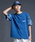 QUIKSILVER/QST262015 MERCURY PAISLEY SLEEVE ST 半袖Tシャツ ペイズリー柄 ルーズフィット クイックシルバー メンズ ムラサキスポーツ
