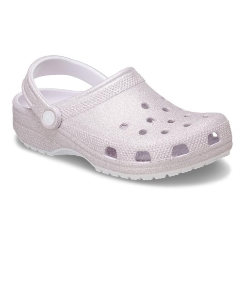 CROCS/205942-5DK クラシック グリッター クロッグ サンダル クロックス ムラサキスポーツ