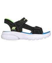 SKECHERS/キッズ 17.0~23.0cm RAZOR SPLASH - COASTAL Q 407014L-BBLM「スリップイン」仕様 サンダル スケッチャーズ ムラサキスポーツ