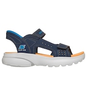 SKECHERS/キッズ 17.0~23.0cm RAZOR SPLASH - COASTAL Q 407014L-NVOR「スリップイン」仕様 サンダル スケッチャーズ ムラサキスポーツ