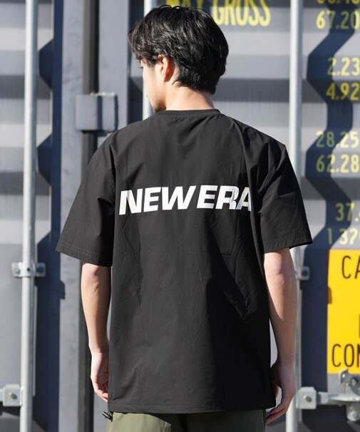 NEWERA/水着 14774252 半袖 ユーティリティー ピステ Utility Piste 撥水 ストレッチ 耐塩素 水陸両用 ラッシュガード 半袖 Tシャツ UVカット ニューエラ メンズ ムラサキスポーツ