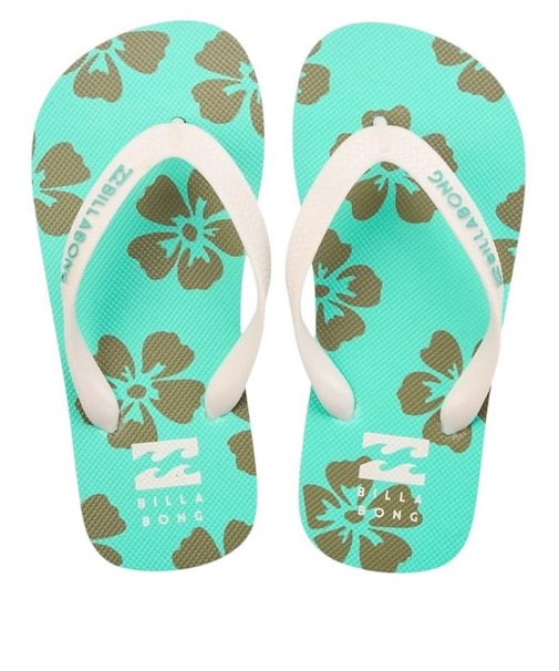 BILLABONG/18.0~22.0cm BG015990 KIDS PRINTED FLIP FLOPS ビーチサンダル ビラボン キッズ シューズ サンダル 男の子 女の子 ムラサキスポーツ