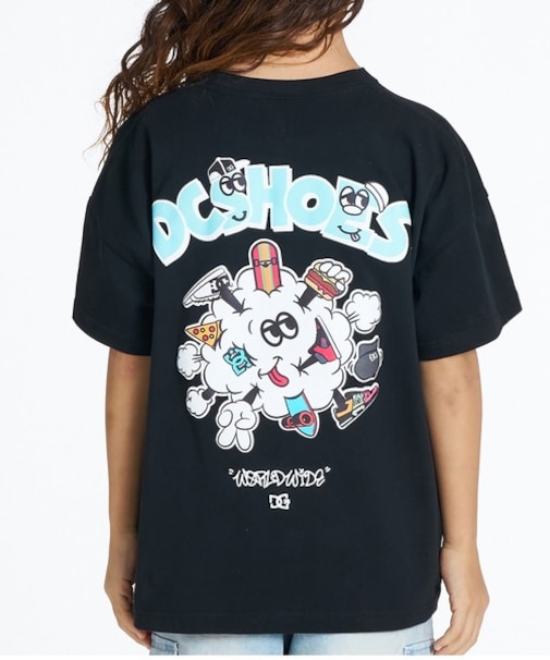 DC Shoes/YST262509 26 KD RUSH ABOUT SS Tシャツ 半袖 ディーシーシューズ キッズ 男の子 女の子 ムラサキスポーツ