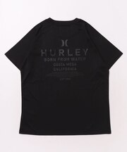 Hurley/水着 MSRG261058 ラッシュガード 半袖 Tシャツ UVカット 撥水 速乾 遮熱 水陸両用 ハーレー メンズ ムラサキスポーツ