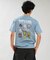 RIPCURL/水着 RCM6S-4306 UPF50＋ 水陸両用 STICKER ICON RASH UVケアラッシュガード 半袖 Tシャツ リップカール メンズ ムラサキスポーツ
