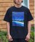 【限定】THREEWEATHER/水着 TW6S-4301 「永井博コラボ」半袖 Tシャツ ラッシュガード UVケア 水陸両用 スリーウェザー メンズ ムラサキスポーツ
