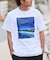 【限定】THREEWEATHER/水着 TW6S-4301 「永井博コラボ」半袖 Tシャツ ラッシュガード UVケア 水陸両用 スリーウェザー メンズ ムラサキスポーツ