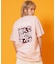 RVCA/BG043203 半袖 Tシャツ バックプリント DAISY VA BOX LOGO LOOSE FIT SS TEE ルーカ レディース ムラサキスポーツ