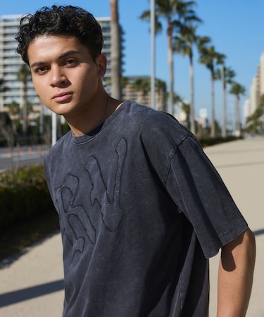 RVCA/BG04A201 半袖 Tシャツ OE HALF Tシャツ ルーカ メンズ ムラサキスポーツ