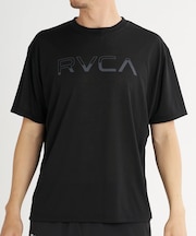 RVCA/BG04A221 速乾 軽量 ストレッチ 半袖 Tシャツ バックプリント AVALANCHE RVCA VENT SS ルーカ メンズ ムラサキスポーツ