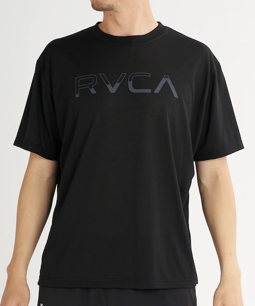 RVCA/BG04A221 速乾 軽量 ストレッチ 半袖 Tシャツ バックプリント AVALANCHE RVCA VENT SS ルーカ メンズ ムラサキスポーツ
