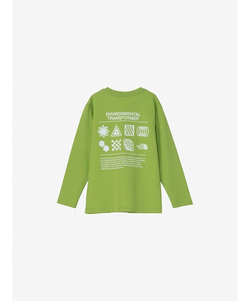 THE NORTH FACE/キッズ NTJ82533 長袖Tシャツ ロングスリーブグラフィックティー ザ・ノースフェイス 男の子 女の子 ムラサキスポーツ