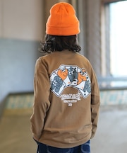 DC /キッズ YLT264517 長袖 Tシャツ ロンT 子供服 バックプリント ディーシー 男の子 女の子 ムラサキスポーツ