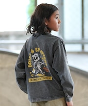 ELEMENT/キッズ BG026060 TIMBER AST LS 長袖 Tシャツ ロンT 子供服 エレメント 男の子 女の子 ムラサキスポーツ