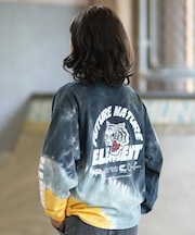 ELEMENT/キッズ BG026062 長袖 Tシャツ ロンT 子供服 バックプリント エレメント 男の子 女の子 ムラサキスポーツ