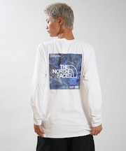 THE NORTH FACE/ロングスリーブ ES スクエアロゴティー NT82671 長袖Tシャツ ザ・ノースフェイス ユニセックス メンズ ムラサキスポーツ【正規代理店】