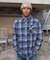 BILLABONG/BG012100 長袖 シャツ チェック OMBRE SHIRTS シャツ ビラボン メンズ ムラサキスポーツ