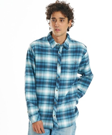 BILLABONG/BG012112 長袖 シャツ チェック COASTLINE FLANNEL シャツ ビラボン メンズ ムラサキスポーツ