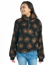 BILLABONG/BG014026 フリース ハーフジップ SHERPA HALF ZIP トレーナー ビラボン レディース ムラサキスポーツ