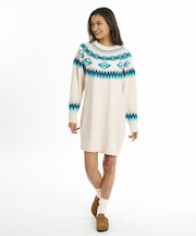 BILLABONG/BG014353 ワンピース アイル柄 SWEATER ONEPIECE ビラボン レディース ムラサキスポーツ