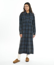 BILLABONG/BG014354 ワンピース チェックシャツ SHIRTS ONEPIECE ビラボン レディース ムラサキスポーツ