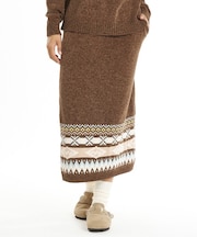 BILLABONG/BG014615 スカート ロングスカート セットアップ対応 FAIR ISLE SKIRTクルーネック FAIR ISLE CREW SWEATER ビラボン レディース ムラサキスポーツ