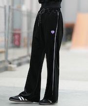 【限定】SANTACRUZ/502261531 ロングパンツ レディース ベロア生地 セットアップ対応 サンタクルーズ レディース ムラサキスポーツ限定
