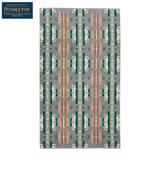 PENDLETON (ﾍﾟﾝﾄﾞﾙﾄﾝ) ｼﾞｬｶﾞｰﾄﾞﾊﾞｽﾀｵﾙｵｰﾊﾞｰｻｲｽﾞ Chief Joseph Grey (チーフジョセフグレー)