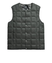TAION (タイオン) - CREW NECK BUTTON DOWN VEST (クルーネックボタンダウンベスト) TAION-004