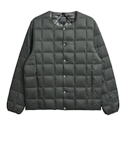 TAION (タイオン) - CREW NECK BUTTON DOWN JACKET (クルーネックボタンダウンジャケット) TAION-104