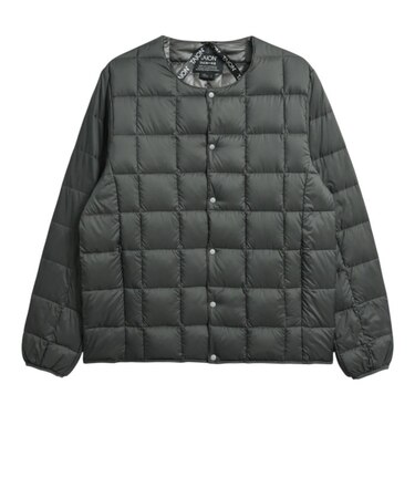 TAION (タイオン) - CREW NECK BUTTON DOWN JACKET (クルーネックボタンダウンジャケット) TAION-104