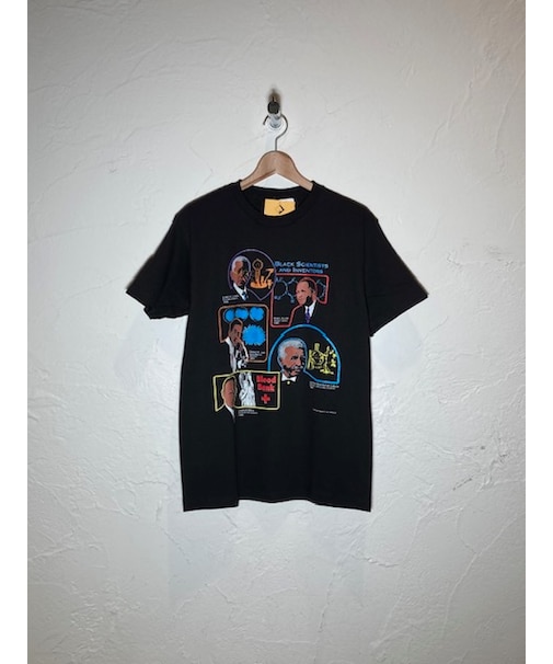 GOOD WEAR (ｸﾞｯﾄﾞｳｪｱ) - BLACK SCIENTIST TEE (ﾌﾞﾗｯｸｻｲｴﾝﾃｨｽﾄﾃｨｰ)