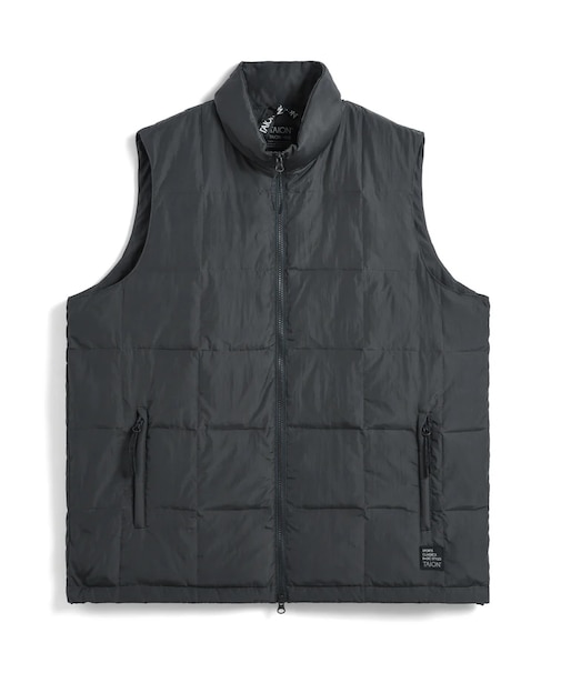 TAION (タイオン) - SPORTS CLASSIC TRACK DOWN VEST (スポーツクラシックトラックダウンベスト) TAION-002WZSC ユニセックス