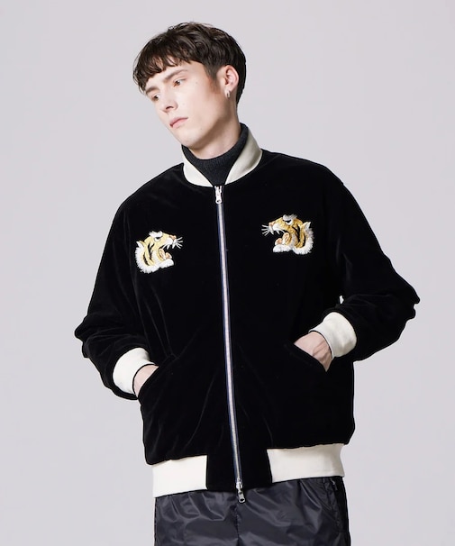 TAION (タイオン) - REVERSIBLE SKAJAN DOWN JACKET (リバーシブルスカジャンダウンジャケット) TAION-JK04JS