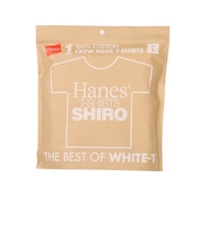 HANES(ヘインズ) - T-SHIRTS SHIRO (クルーネックティーシャツ シロ) HM1-D201